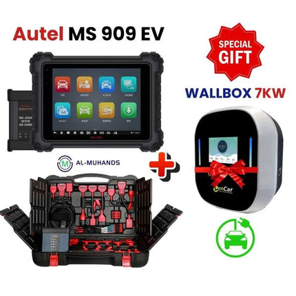 Autel MaxiSYS MS909EV Tablet Diagnostic Tool + FREE Zencar Charger 7kw Bundle