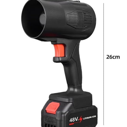 Cordless Leaf Blower 48V Electric Handheld – Lightweight High-Speed Air Blower with 2×4.0Ah Batteries & Fast Charger for Lawn, Patio, Yard & Car Cleaning