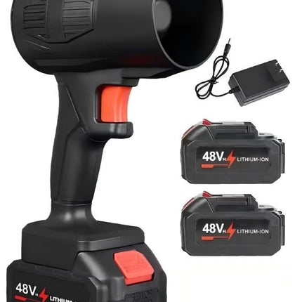 Cordless Leaf Blower 48V Electric Handheld – Lightweight High-Speed Air Blower with 2×4.0Ah Batteries & Fast Charger for Lawn, Patio, Yard & Car Cleaning