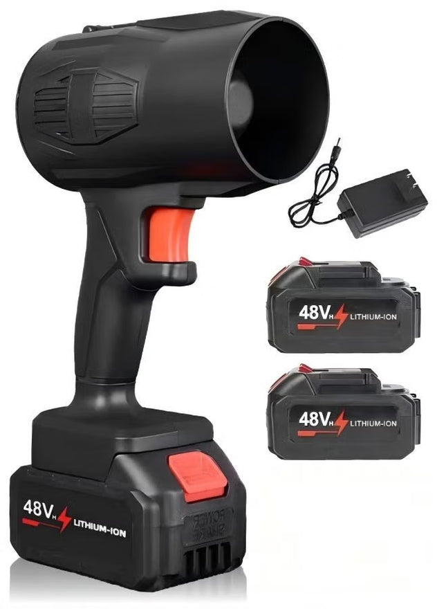 Cordless Leaf Blower 48V Electric Handheld – Lightweight High-Speed Air Blower with 2×4.0Ah Batteries & Fast Charger for Lawn, Patio, Yard & Car Cleaning