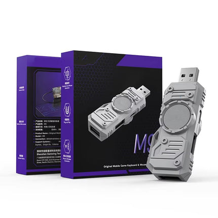 M9 5-in-1 Mobile Gaming Keyboard & Mouse Combo Pack | Wired & Bluetooth Dual Mode | Plug & Play for Android & iOS