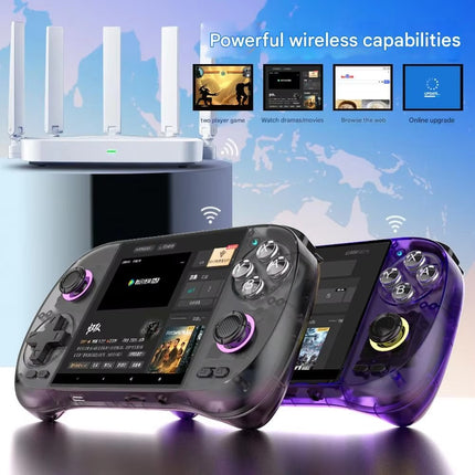 D40 MAX Handheld Game Console – 4.0" HD Touch Screen, 20,000+ Built-In Retro Games, WiFi & Bluetooth, Cloud Gaming, Dual Joystick Portable Gaming Device