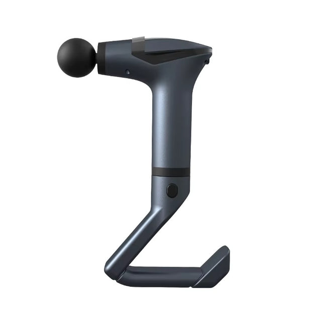 Portable Deep Tissue Massage Gun – 12-Speed Mini Handheld Muscle Massager with 1500mAh Battery, 5 Heads, Stretching Belt & Extra Handle