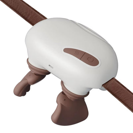 Siaasoo Neck Massager with Heat – Deep Tissue Shiatsu Massage for Neck, Shoulders, Back & Lower Abdomen (Wireless, Type-C Charging)