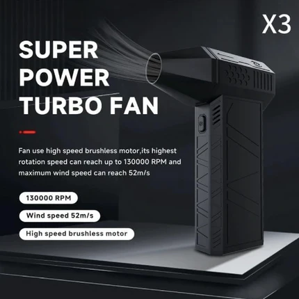 Portable Turbo Air Blower for Car Cleaning and Dust Removal UAE