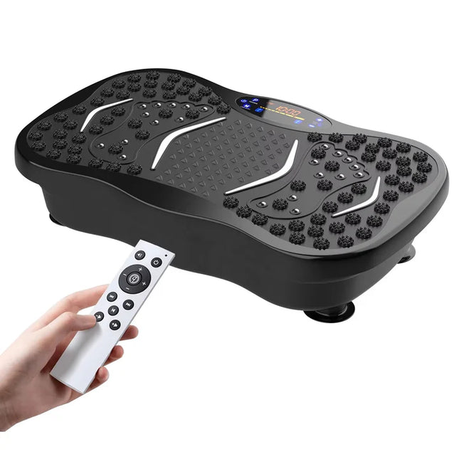 PEETTA Vibration Plate Exercise Machine with Bluetooth Speaker & Resistance Bands