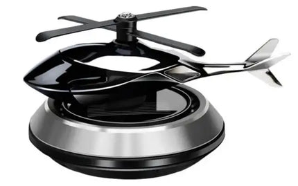 Solar-Powered Rotating Helicopter Aromacure Air Freshener for Car Interior