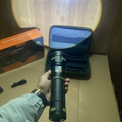 peetta-YEMAO YM-G600 LED Flashlight Long Range Rechargeable Torch online store UAE